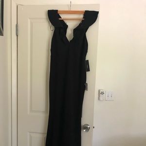 Black Formal Maxi Dress (Lulu brand) Size Large